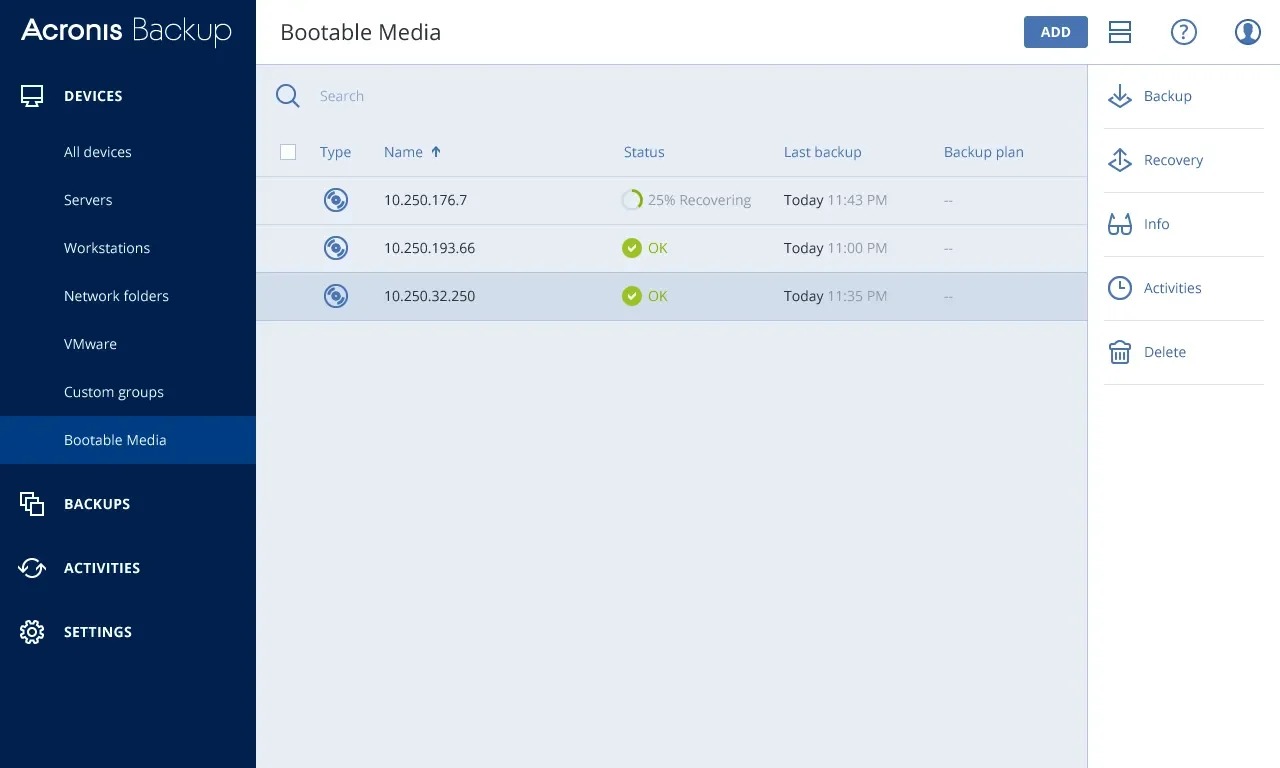 Acronis Cloud Backup