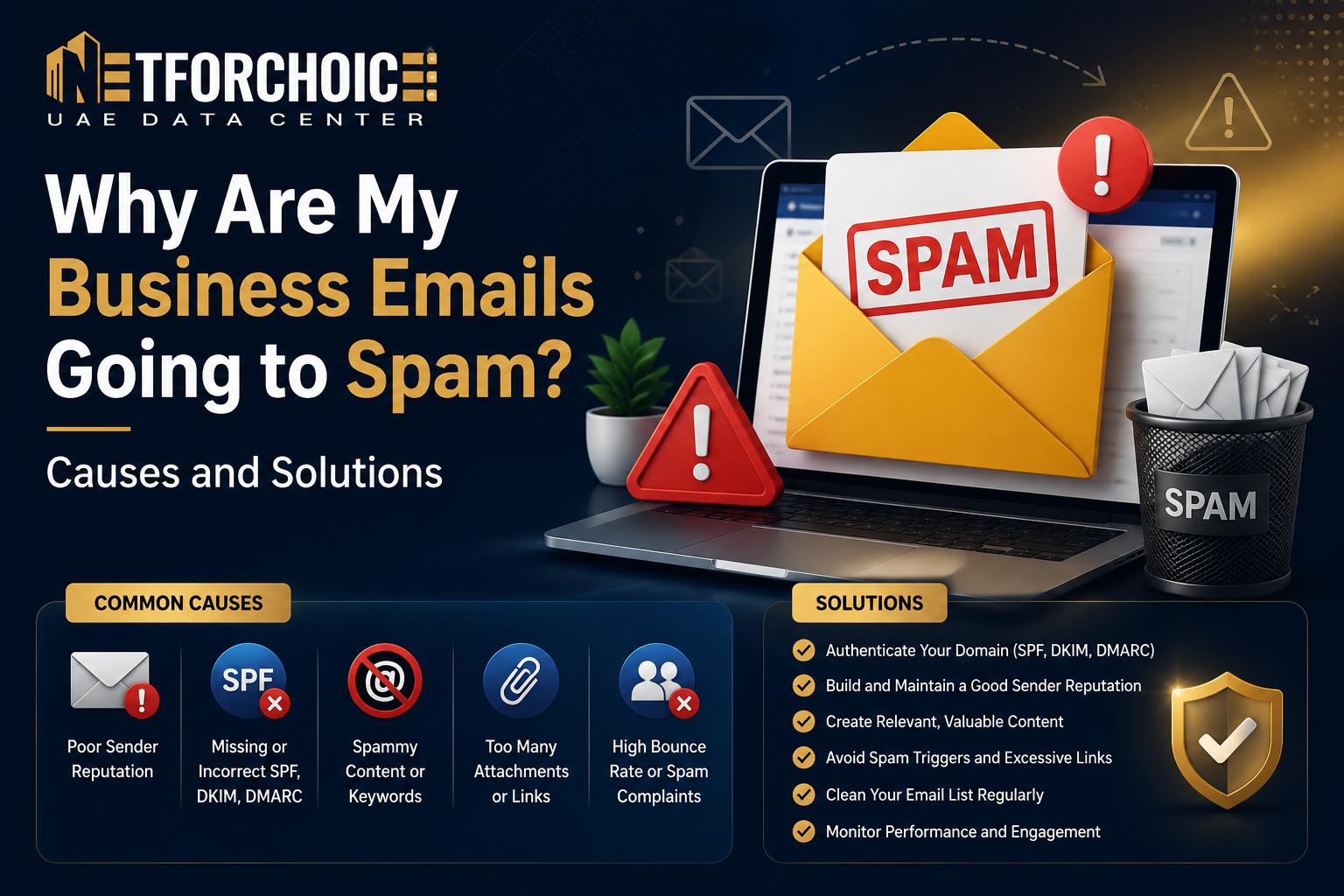 Why Are My Business Emails Going to Spam Causes, Fixes, and Solutions